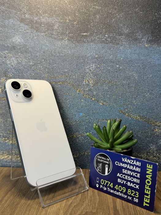 Iphone 15/128gb/2 Ani Garantie Centrul de Telefoane/rate