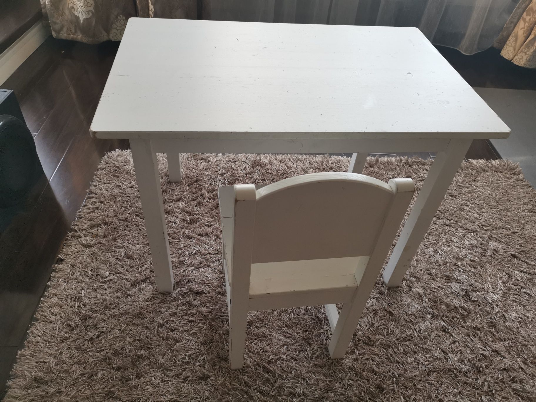 Set copii, masuta Ikea alb
