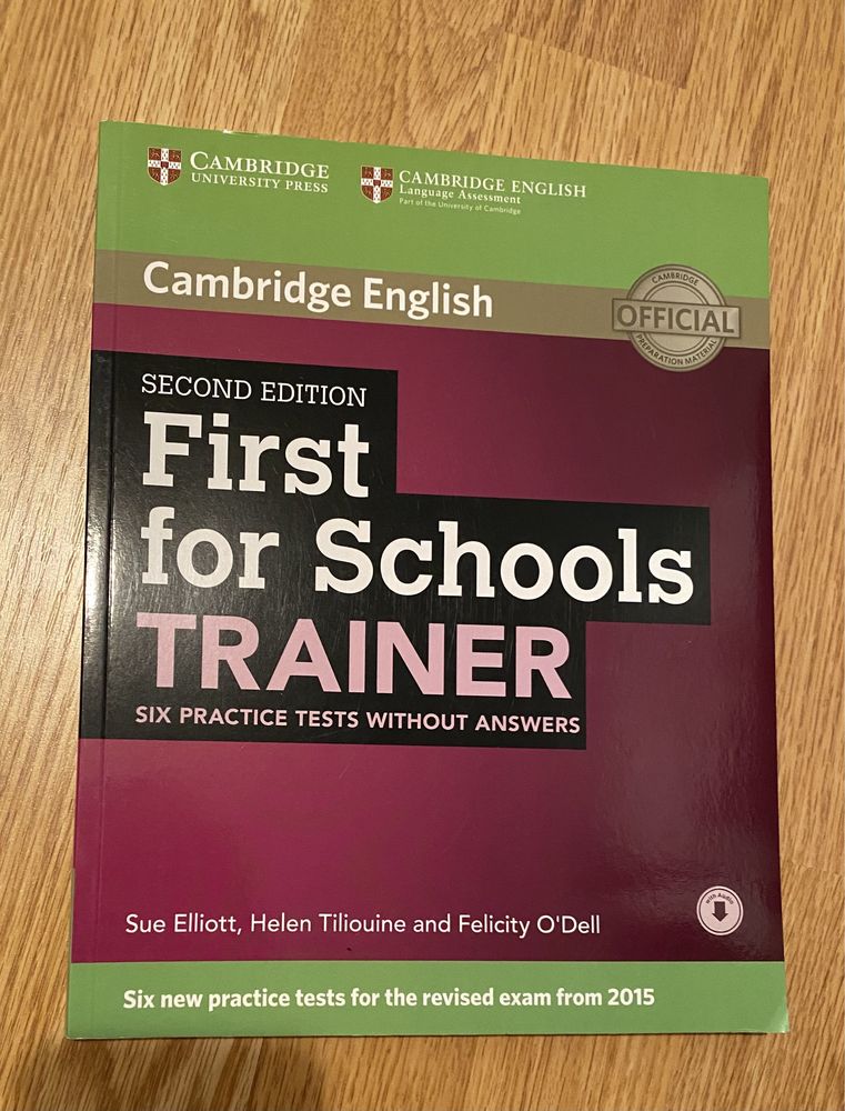 First for Schools Trainer Six Practice Tests Cambridge