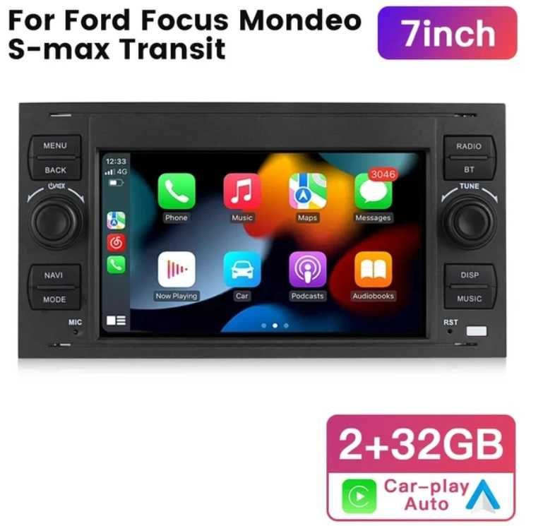 Мултимедия за Ford Transit FIESTA FOCUS GALAXY 2DIN Android Навигация