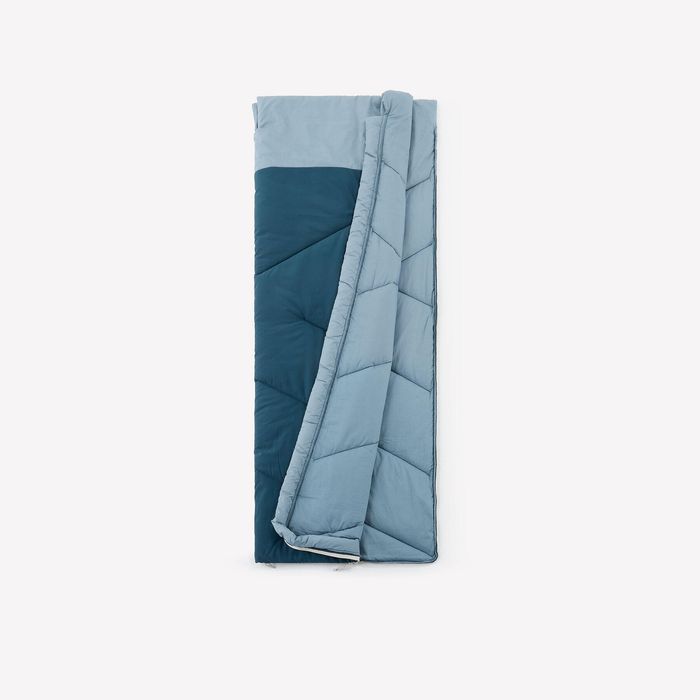 Sac de dormit Bumbac Camping Ultim Comfort 10° Albastru