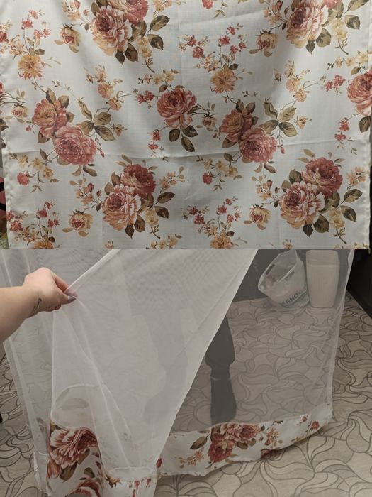 Продам тр пары штор, тюли, лабриген