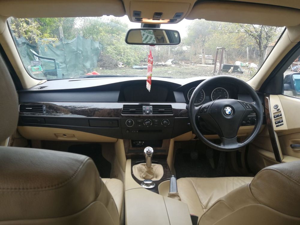 Бмв BMW e60 525 бензин н52б25 6ск ръчка на части