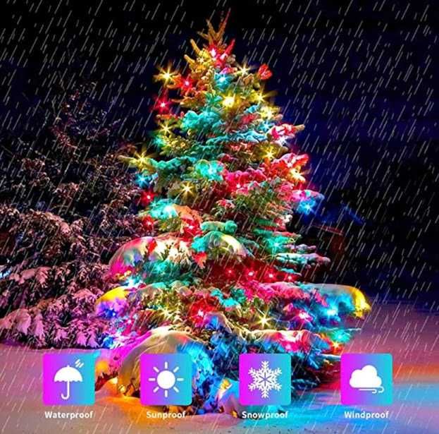 Instalatie de Craciun 100m cu leduri multicolore