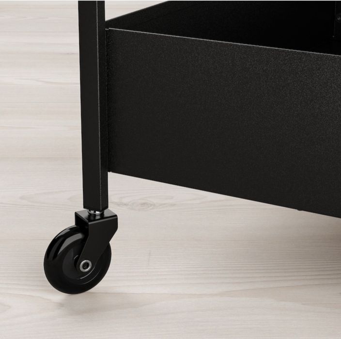 Vand Carucior, negru, 50.5x30x83 cm