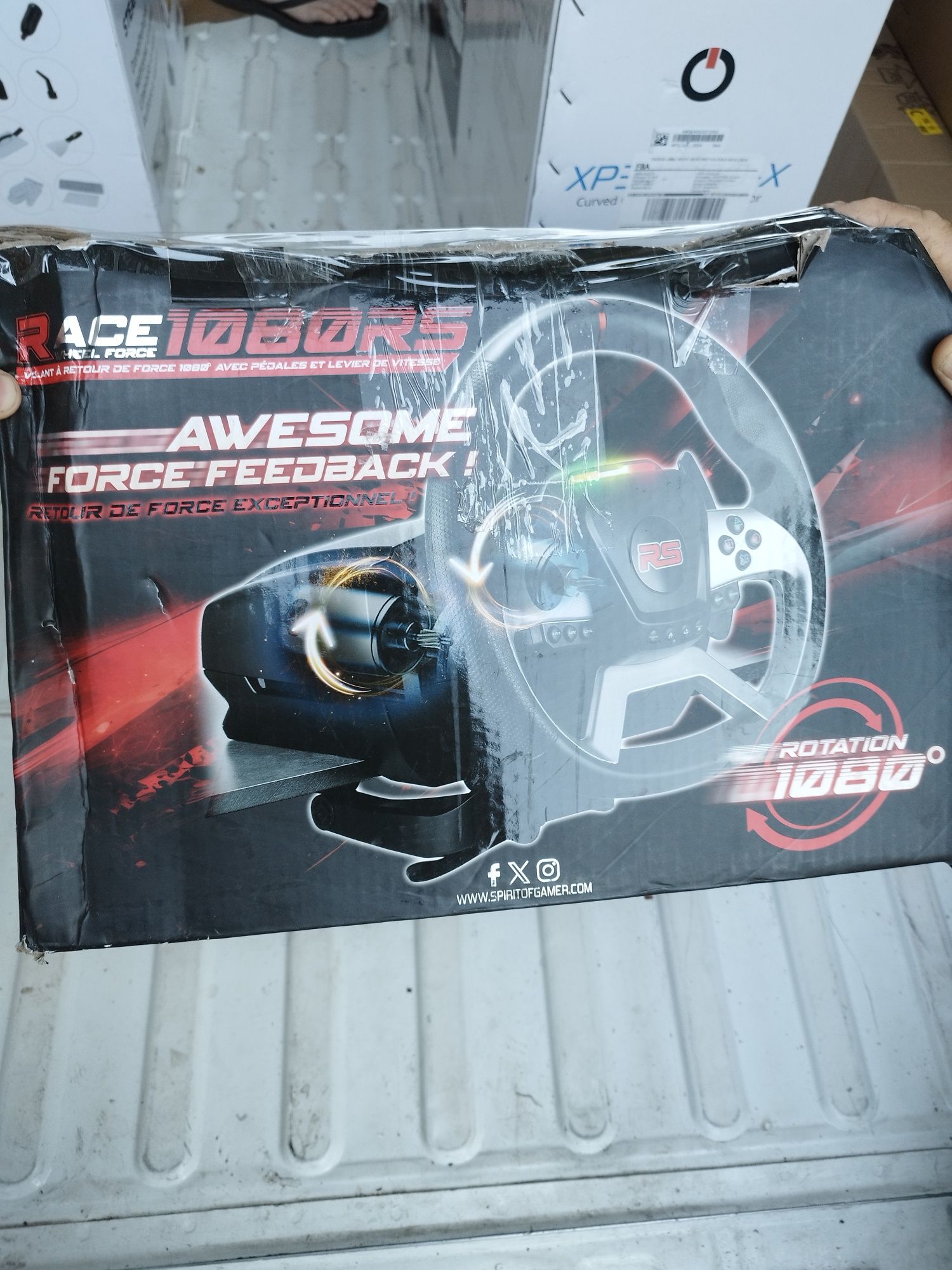 Геймърски волан,Spirit of Gamer Race Wheel Force 1080 RS