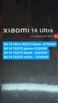 Xiaomi 14 Ultra , Mi 14 , Mi 14 ultra , Mi 14 512 Mi 14 ultra, M1 14