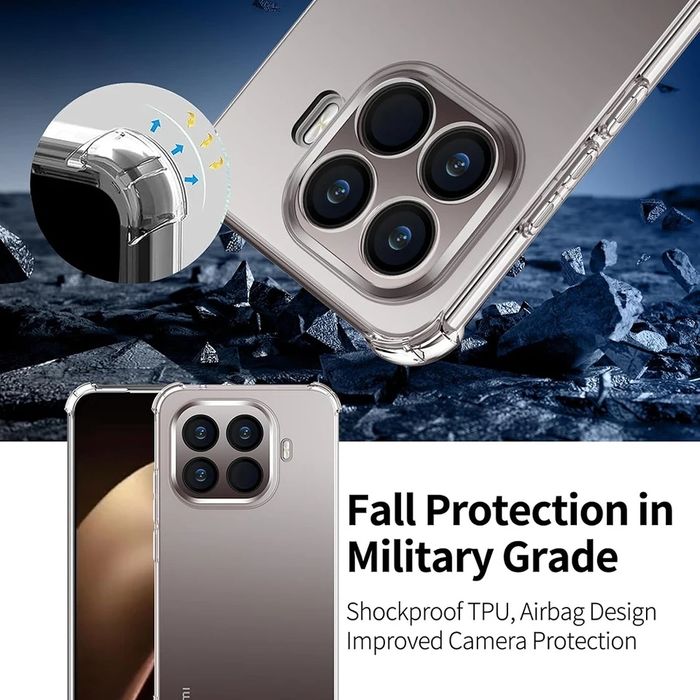 Xiaomi 15T Pro / 15T / Удароустойчив силиконов кейс с камера протектор