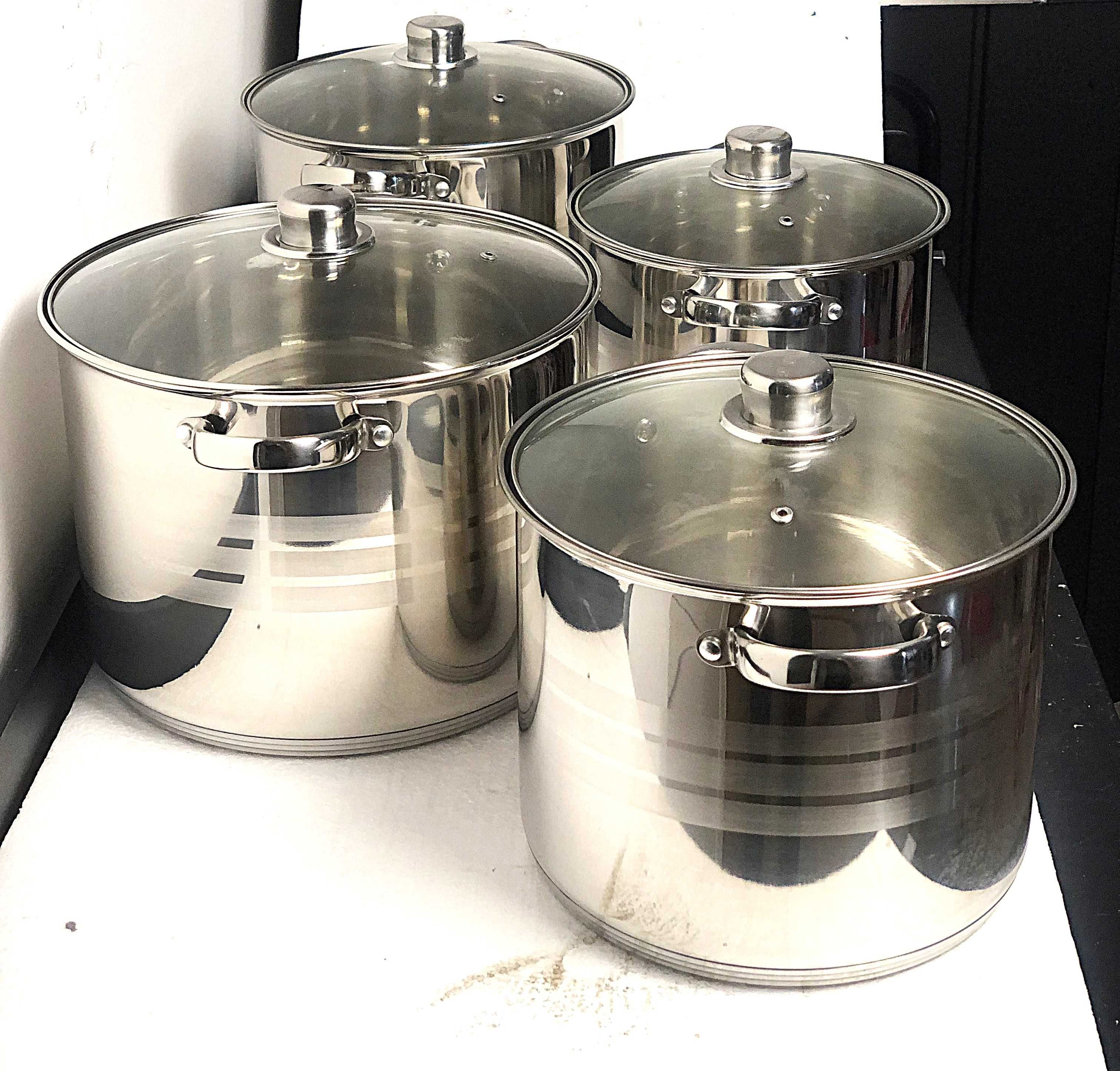 Set oale inox 8 piese, capacitati mari!