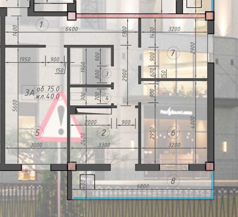 V2057 ПРОДАЕТСЯ 3/5/9 НОВОСТРОЙКА  ЖК Renaissance Apartment  75м2