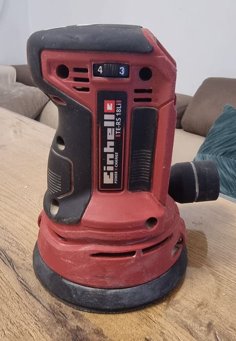 Акумулаторен ексцентричен шлайф Einhell 18v за части