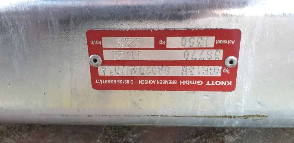 Punte knott 1350 kg cu sistem de franare