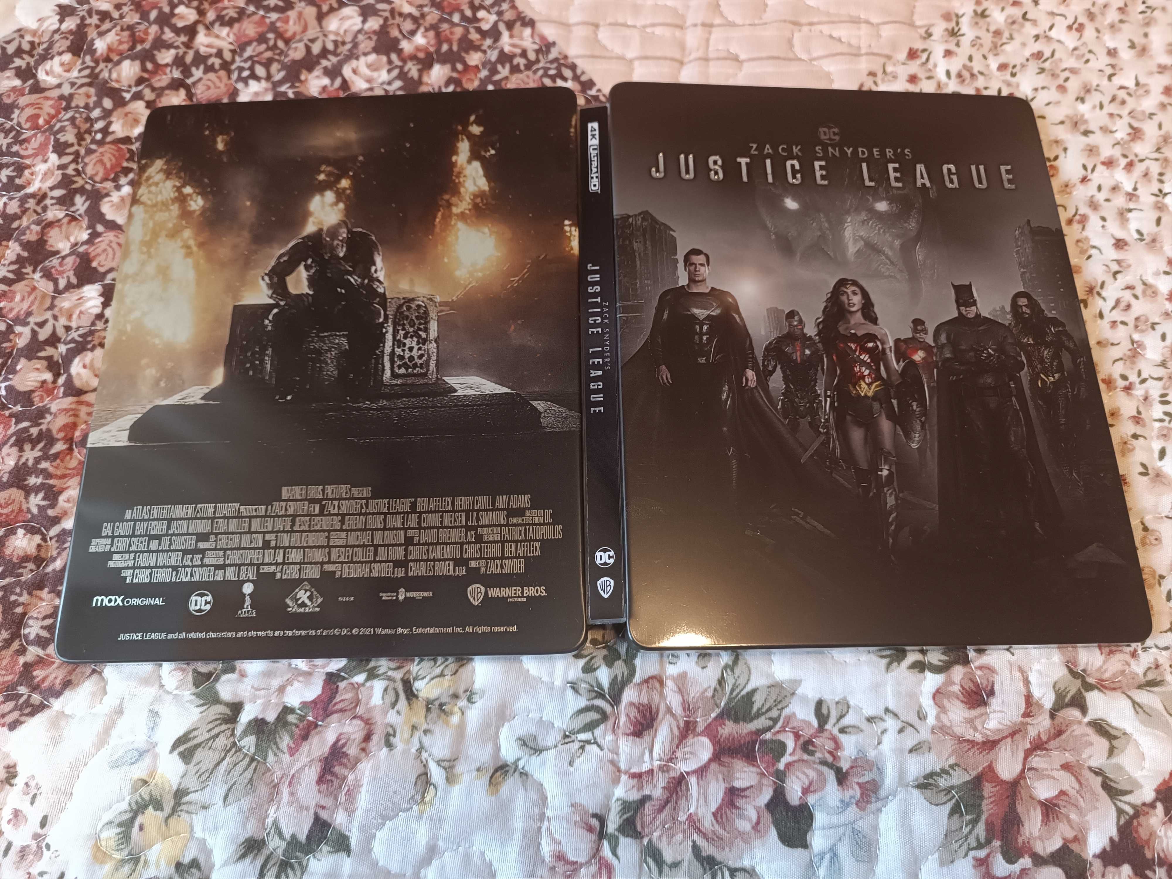 Justice league steelbook exclusiv bluray 4k cu română