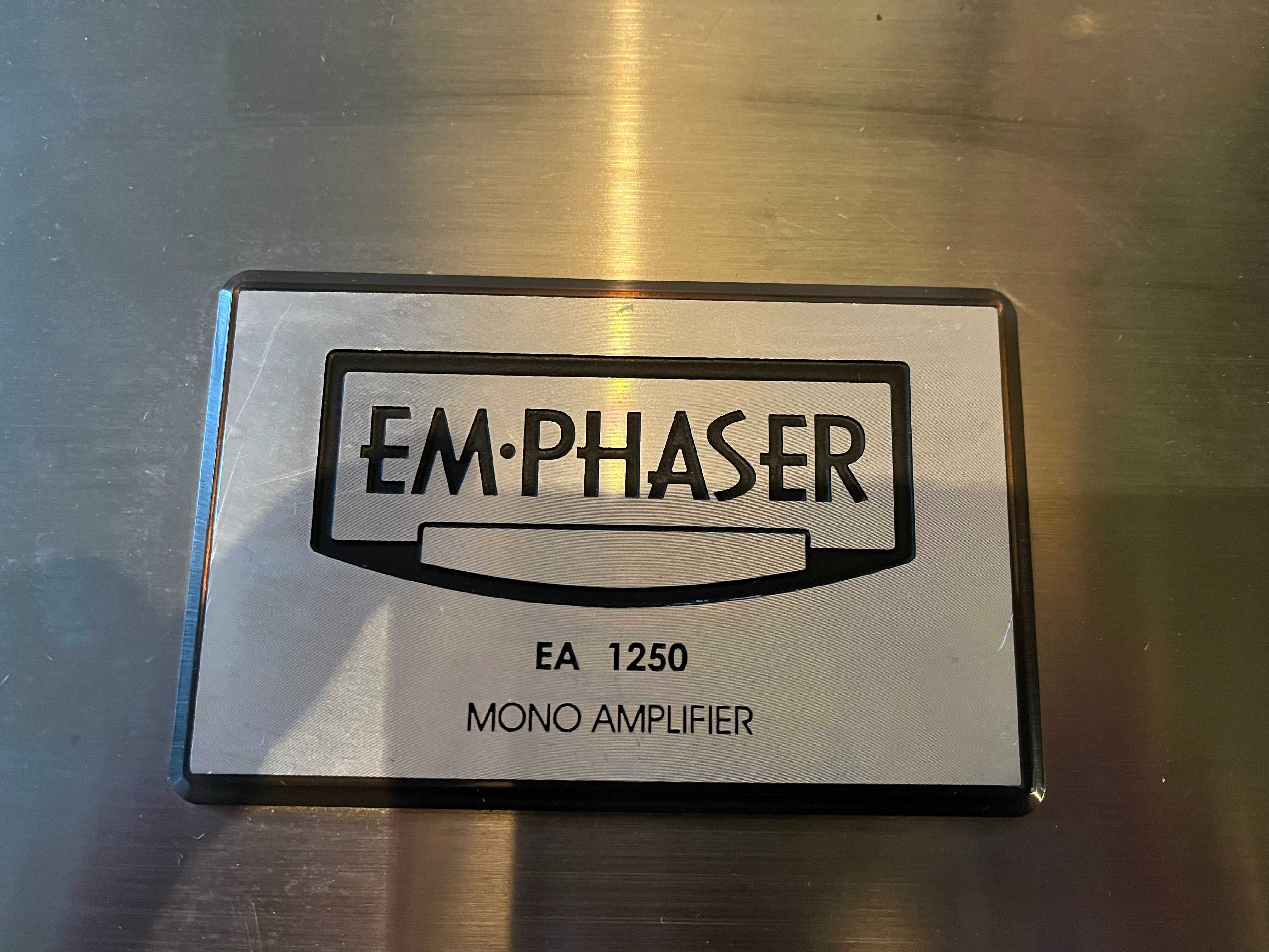 Продавам моно усилвател/стъпало Emphaser EA 1250