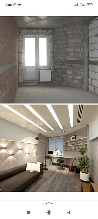 Квартира ремонт. Kvartira pemont ishlarini bajaramiz