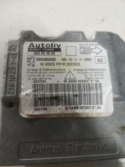 Calculator airbag PEUGEOT 407 (6D_) [ 2004 - > ] OEM 9655880880