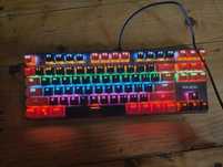 Tastatura mecanica gaming Bajeal switchuri albastre
