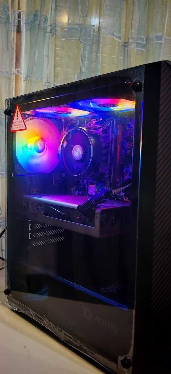 Добро Геймърско PC R5 5500/16Gb/512GB SSD+1TB HDD/RX 5700/Гаранция