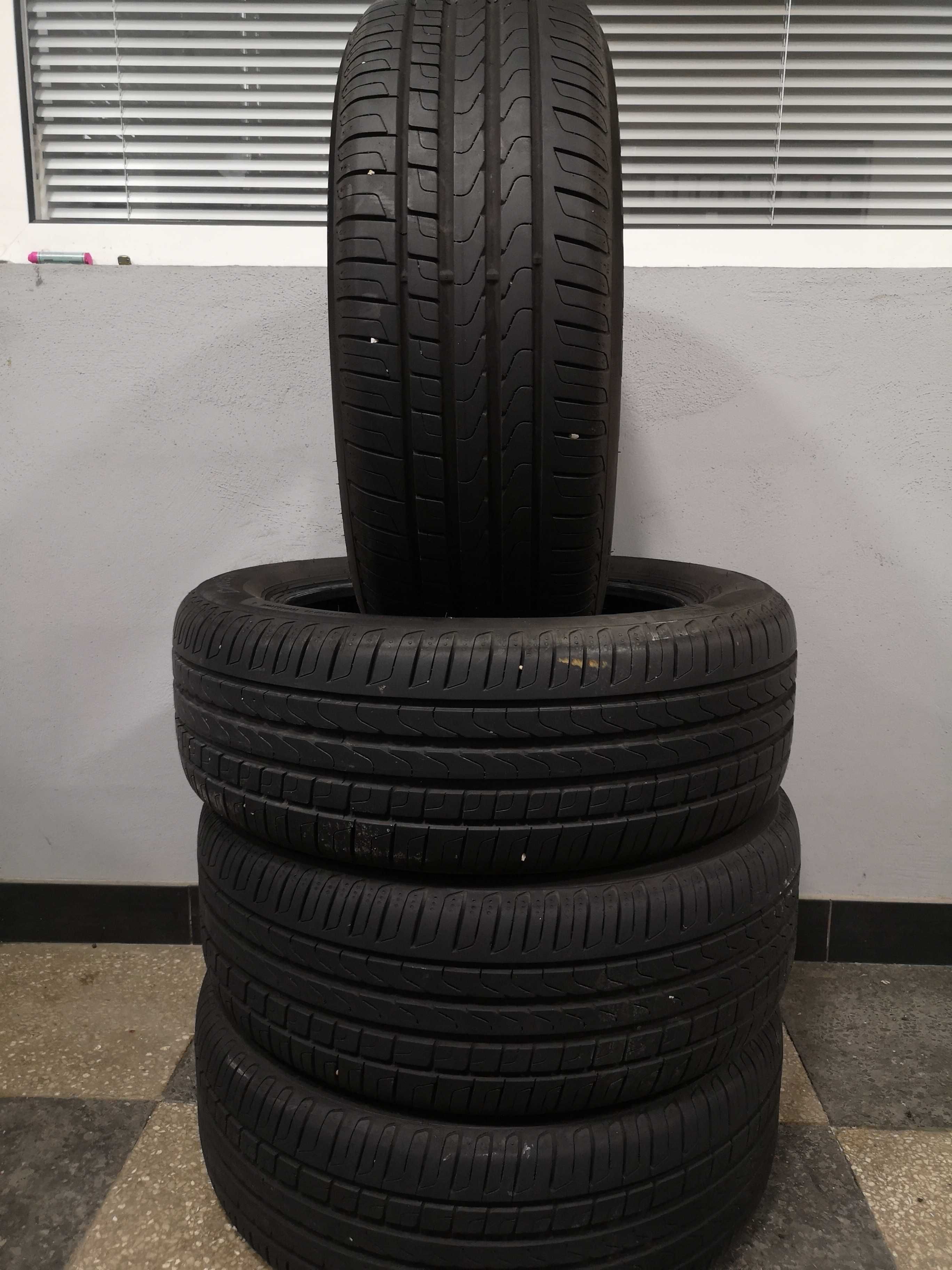 4бр 215/55/17 PIRELLI 7мм грайфер дот:3721г +++