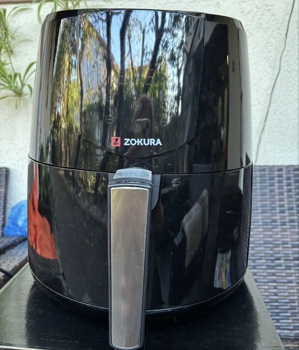 Friteuza cu aer cald Airfryer, Air fryer, 3,2 L, 1400 W - Zokura