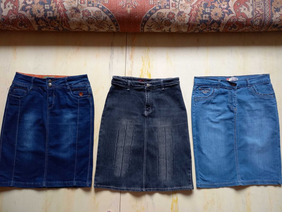 Продам стильные джинсовые юбки