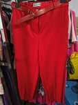 Pantaloni damă eleganți  roșii noi 38,40,42