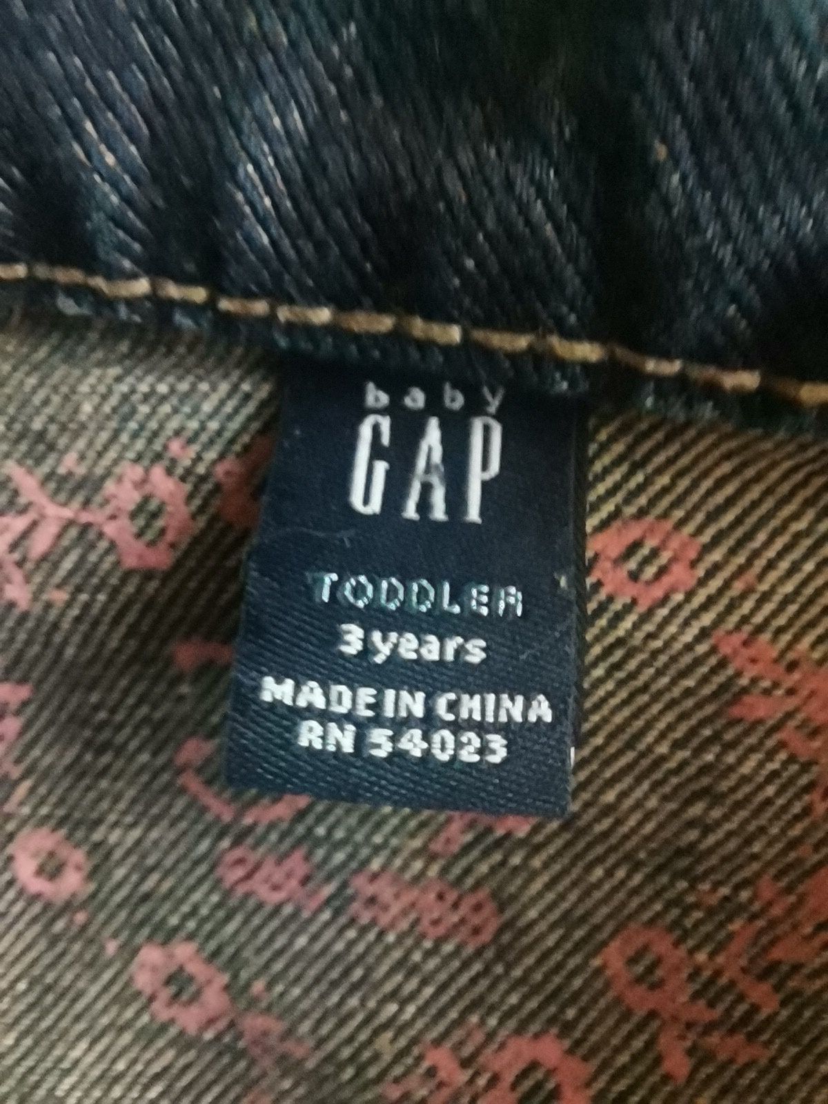 Дънково яке Baby GAP, 2-3 г.