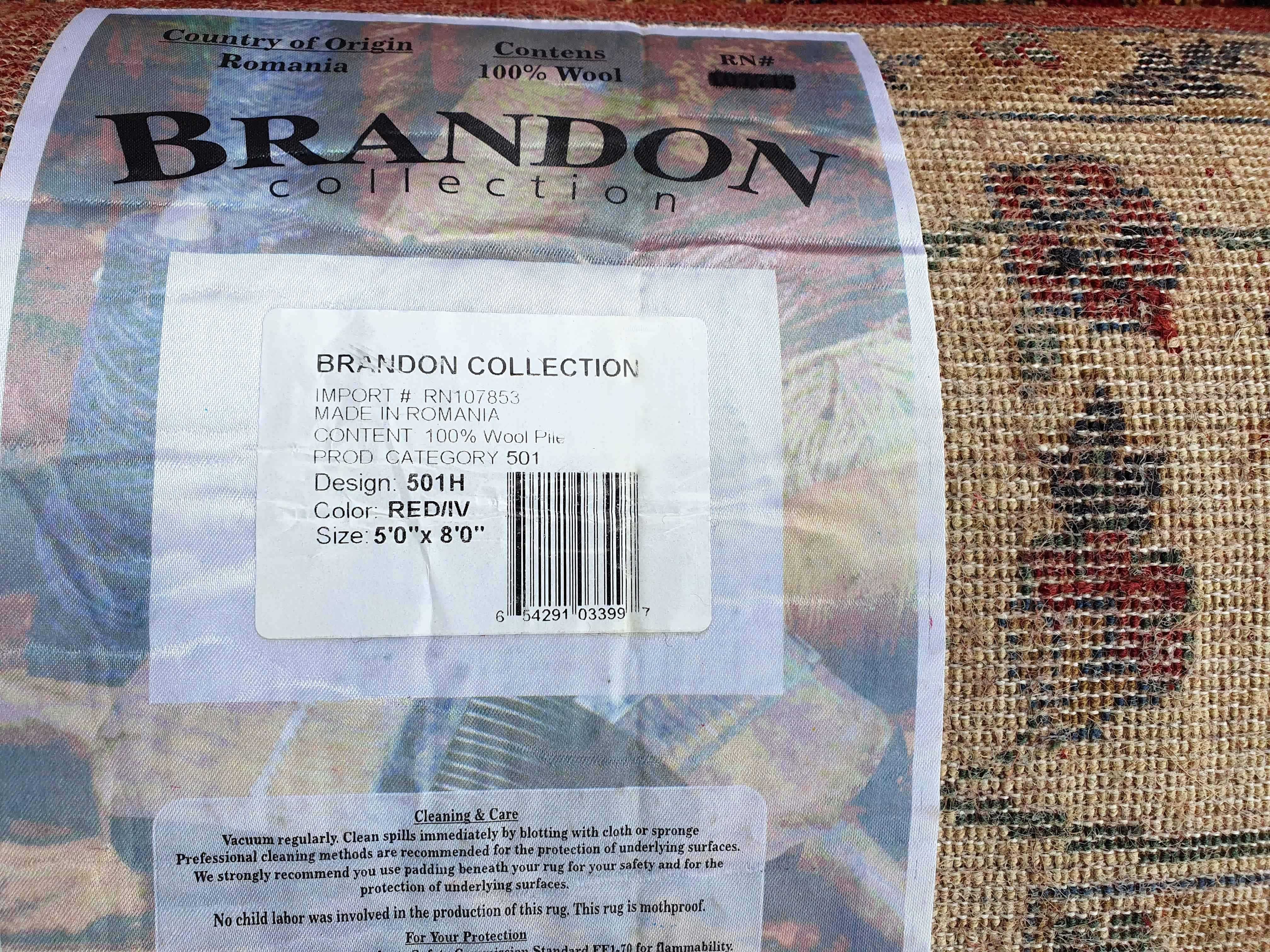 Covor persan, NOU, fabricat la Cisnadie, 100% lana Colecția Brandon