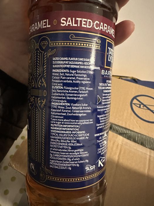 Sirop Caramel Sarat noi sigilate in termen