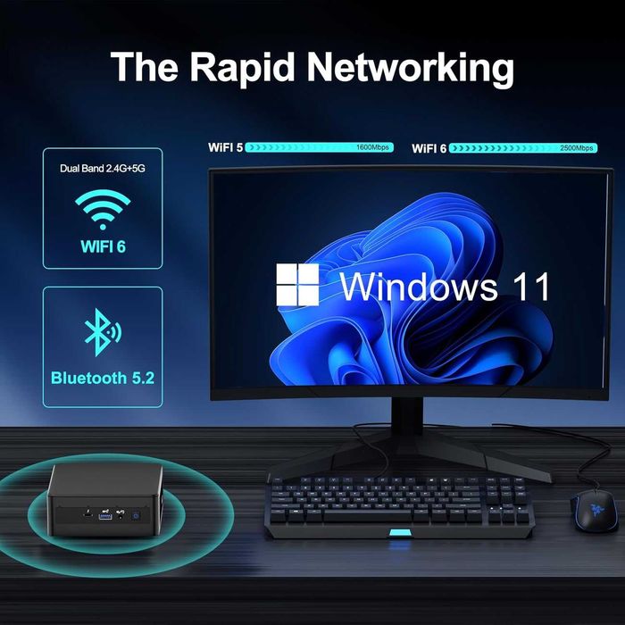 Мини Пк Mini Pc intel Nuc 11 Core i5-1135G7  16GB DDR4 500GB SSD