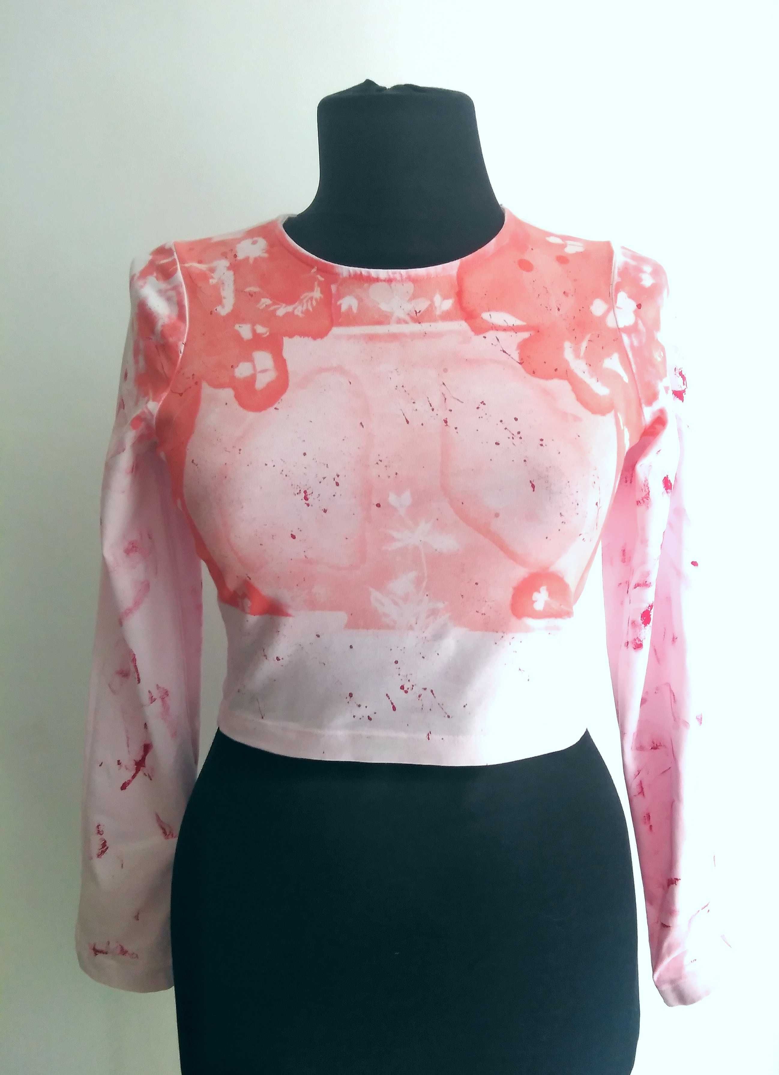 Vand bluza  Asos pictata  - handmade