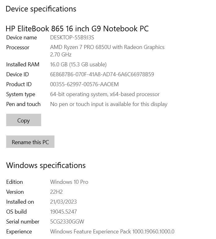 HP EliteBook 865 G9