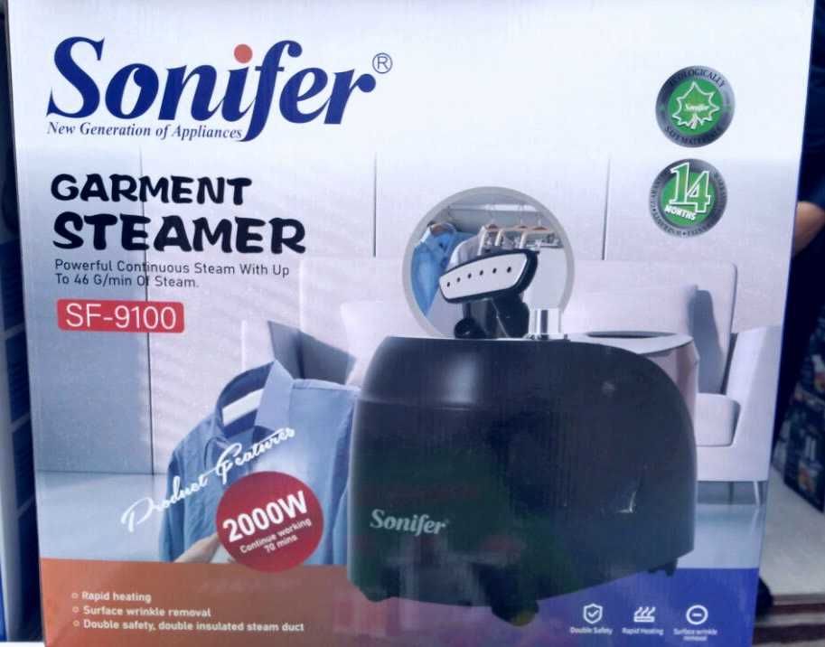 Стильный отпариватель для одежды Sonifer SF-9100 вертикальный