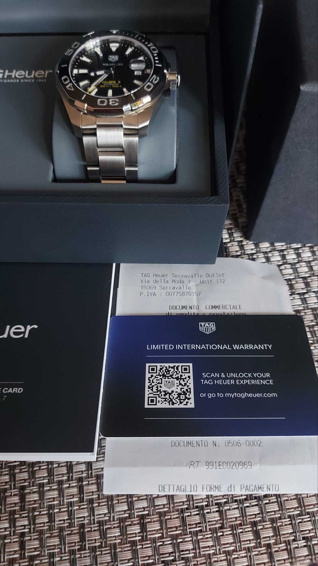 TAG HEUER AQUARACER CALIBRE 5 43mm.Чисто нови в гаранция