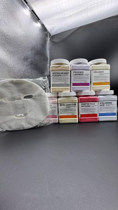 Маски желе альгинатные в ассортименте.