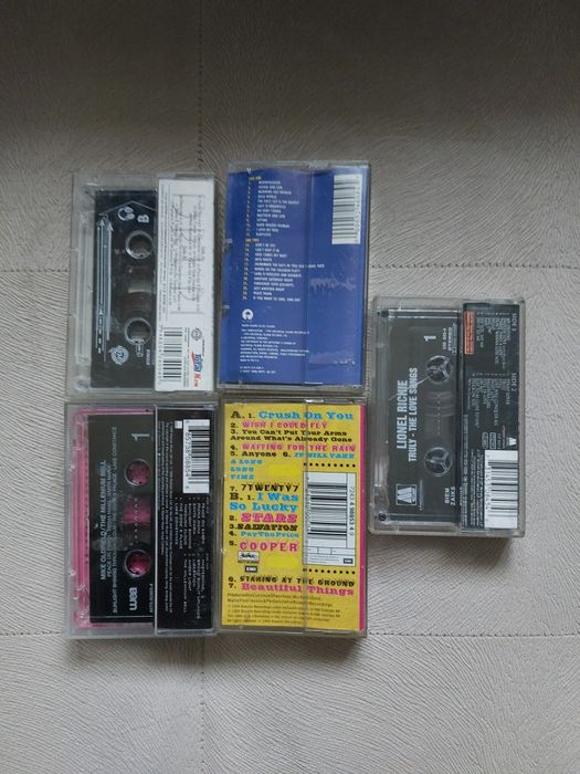 Lot de 5 casete audio originale