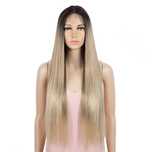 Peruca F115 FRONT LACE Gri Blonda Silver Blond cenusiu Ombre satena