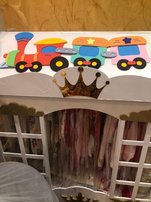 Детское сарпо 5 домиков и 1 обувница