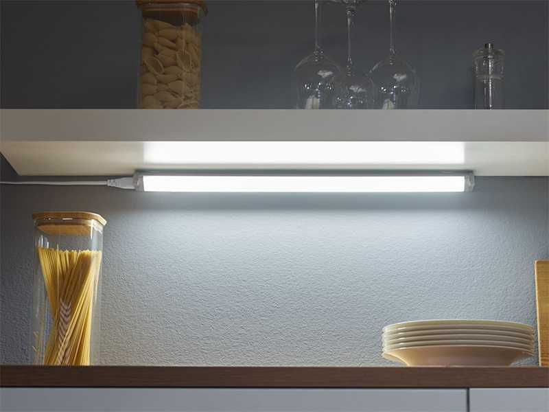 НОВИ! LED лампа за вграждане 3 цветни тона 54,7см ДВА цвята