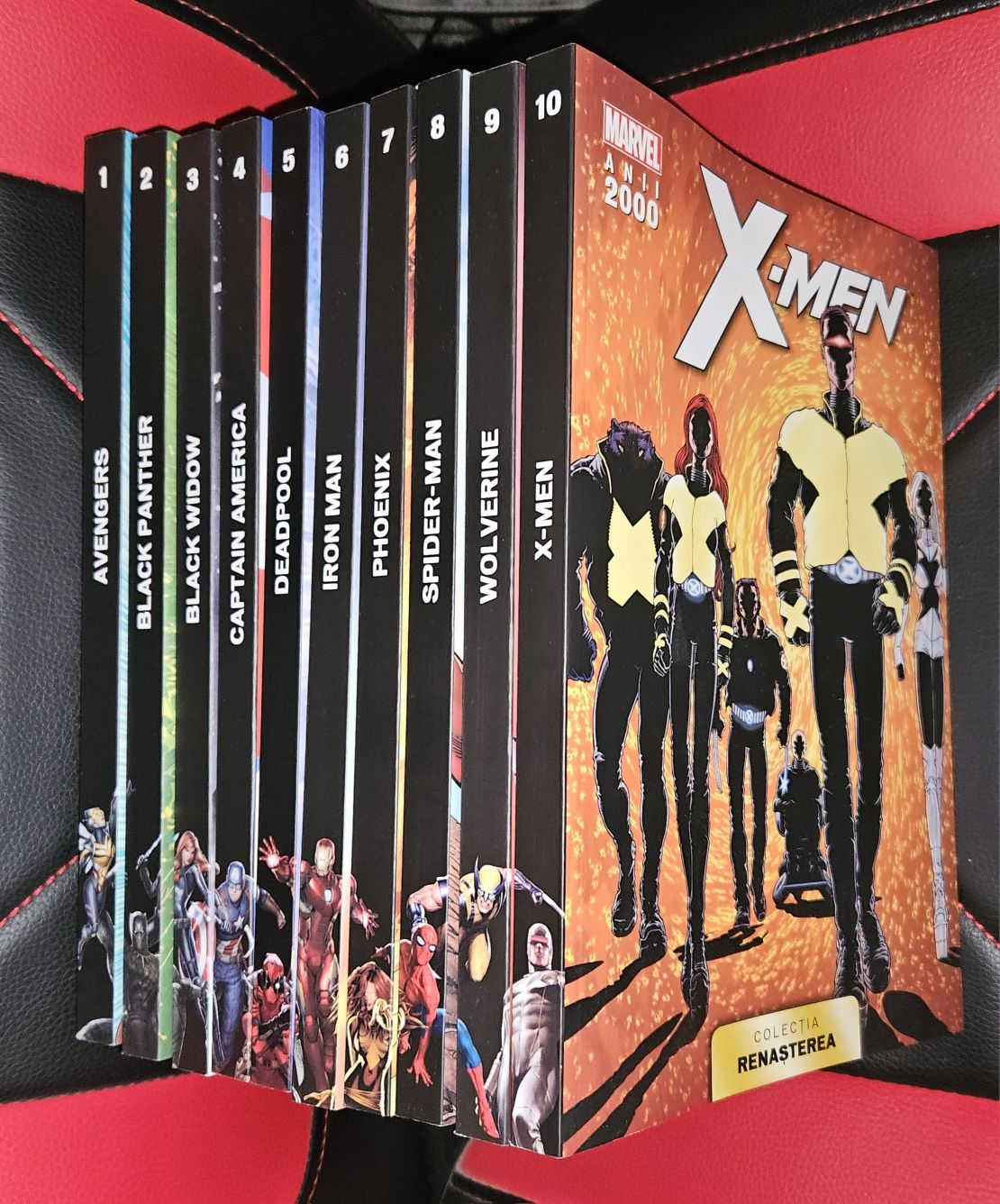 Benzi desenate Marvel Colectia Renasterea anii 2000 completa (10 vol.)