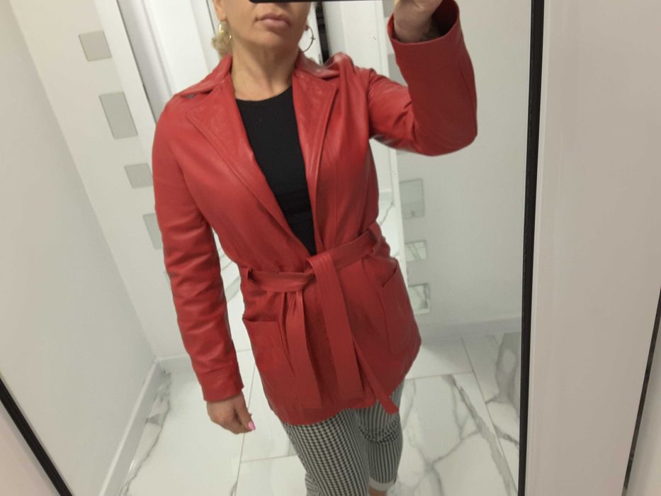 Сако естествена кожа