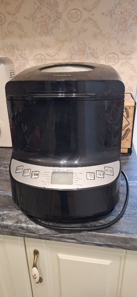 Masina de făcut paine Philips HD9046/90, 1000 g, 14 programe, Negru