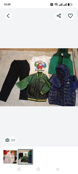 Отдам даром  детскую одежду