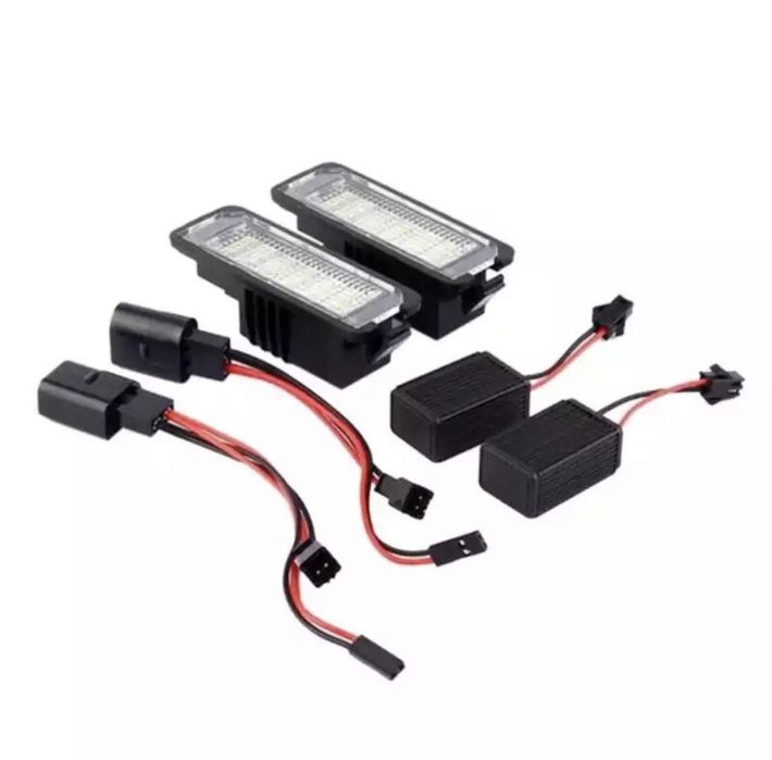 Set lampi numar inmatriculare led canbus VW Golf 5 6 Seat Leon Passat
