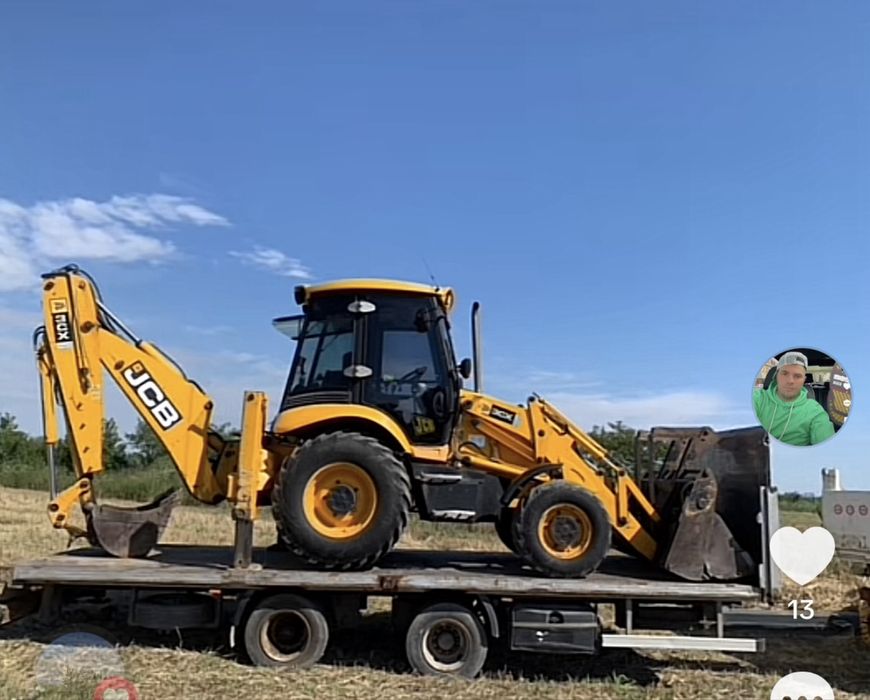 Buldoexcavator disponibil prestari servicii