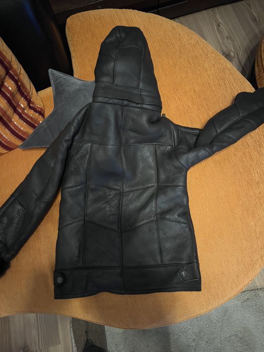 Cojoc copii blana naturala negru