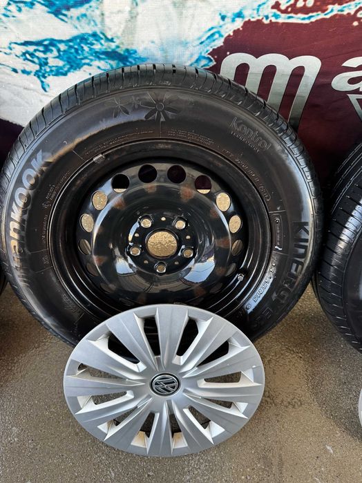 Jante tabla R15 VW, Skoda, Seat 5x112 + capace originale