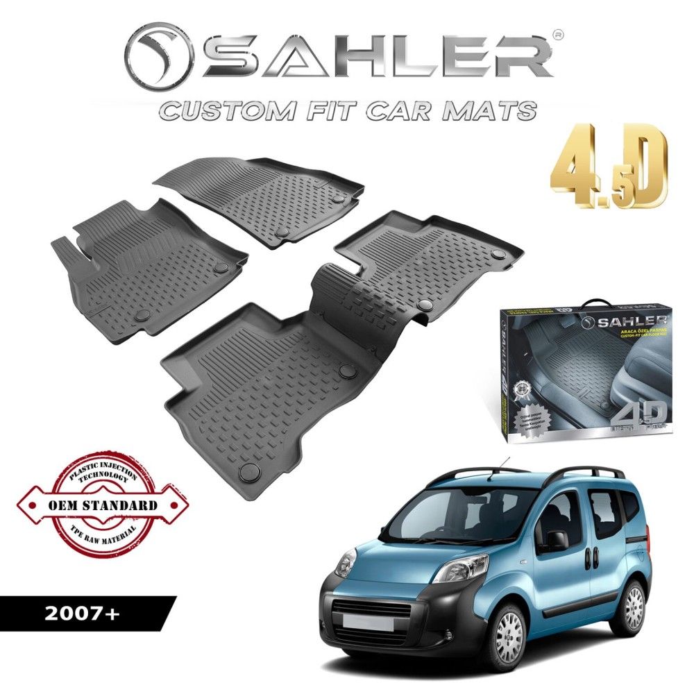 Гумени Стелки SAHLER 4D CITROEN NEMO 2007 +