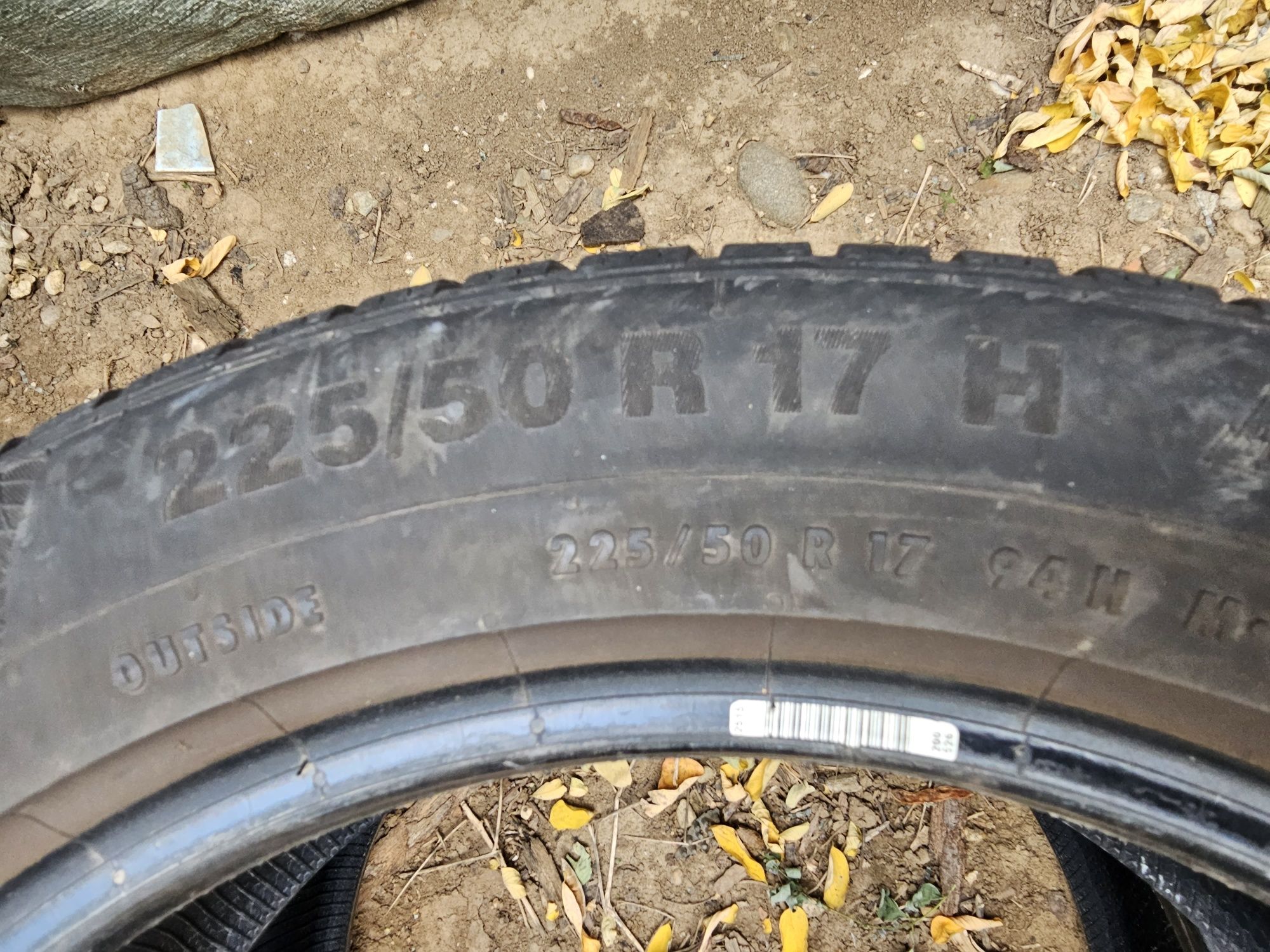 Set 2 anvelope  225/50R17 M+S (ca noi)