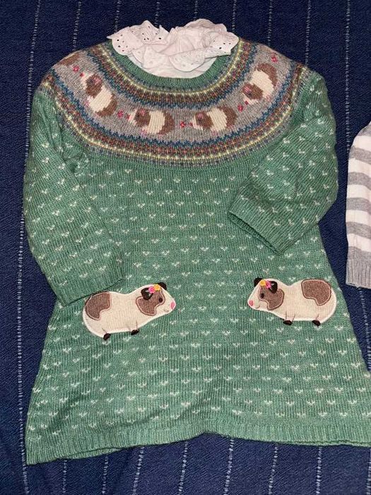 Рокля Jojo Maman Bebe и боди с якичка